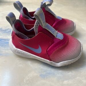 Nike Kids Pink and Gray Shoes